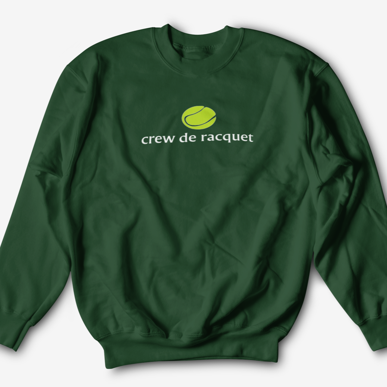 CREW DE RACQUET CREWNECK - GREEN