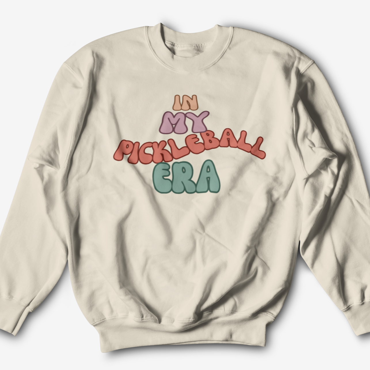 IN MY PICKLEBALL ERA CREWNECK - TAN