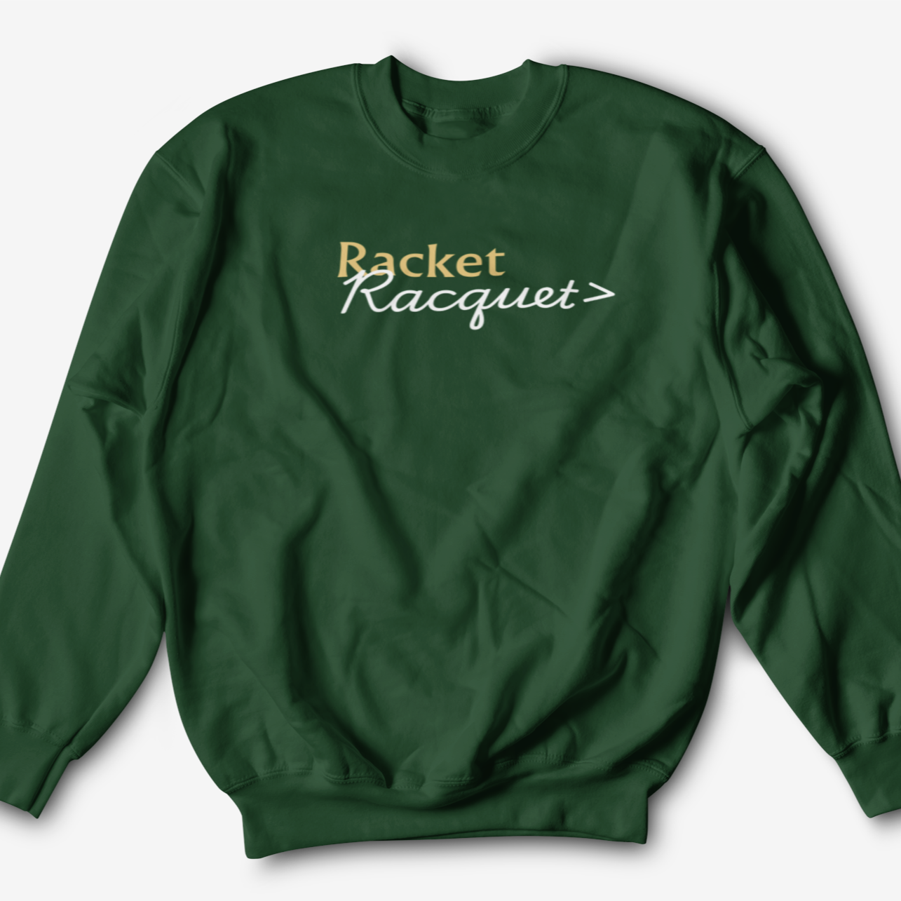 RACQUET OVER RACKET CREWNECK - GREEN