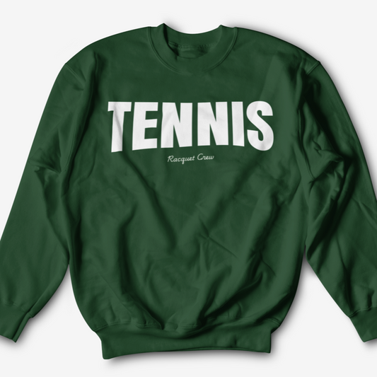 TENNIS CREWNECK - GREEN
